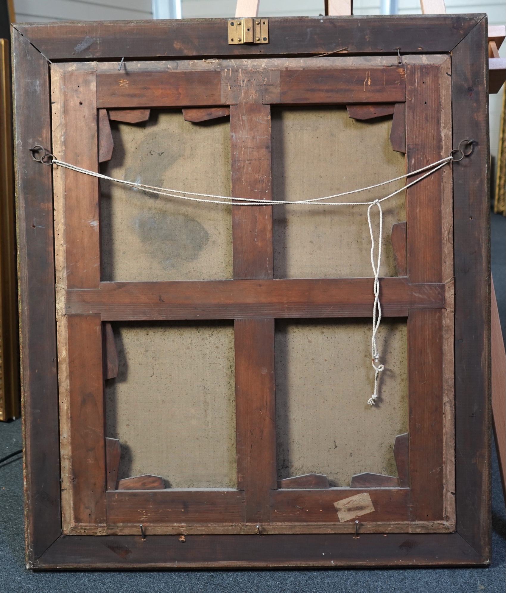 Continental School, 18th century, A portrait of a gentleman wearing a cravat and frock coat